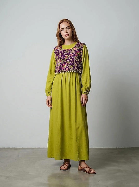 Pazen Desenli Yandan Bağlamalı Kadın Süveter