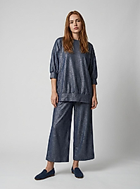 Lacivert Sim Dokulu Kadın İkili Takım