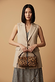 Nova Leopar Desenli Kadın El Çantası