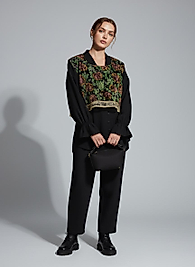 Siyah Yüksek Bel Kadın Pantolon